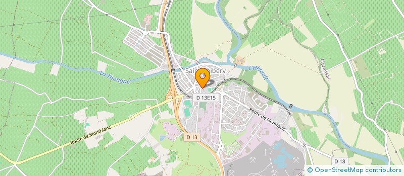 localisation de l'entreprise MONSIEUR ROBERT BETORZ à SAINT-THIBERY