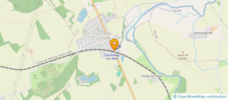 localisation de l'entreprise MONSIEUR ROBERT BEYLET  COURCELLES-SUR-NIED