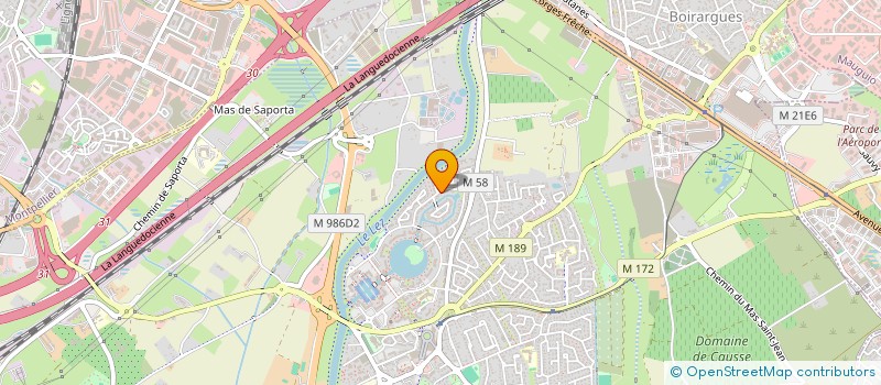 localisation de l'entreprise MONSIEUR ROBERT BIEGEL à LATTES