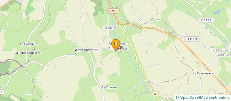 localisation de l'entreprise MONSIEUR ROBERT BILLARDELLE à TRIZAY-COUTRETOT-SAINT-SERGE