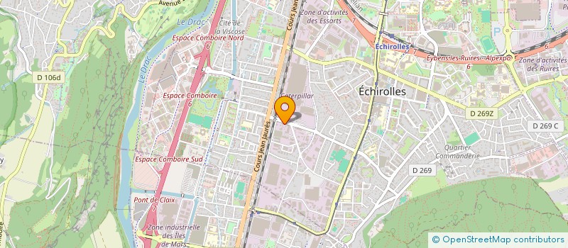 localisation de l'entreprise MONSIEUR ROBERT BIOLLET  ECHIROLLES