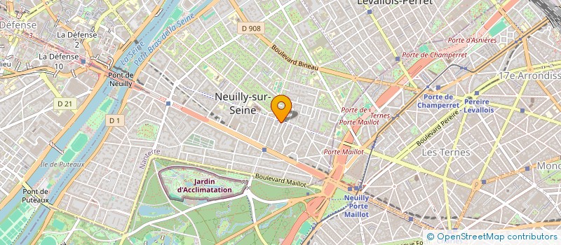 localisation de l'entreprise MONSIEUR ROBERT BITTON à NEUILLY-SUR-SEINE