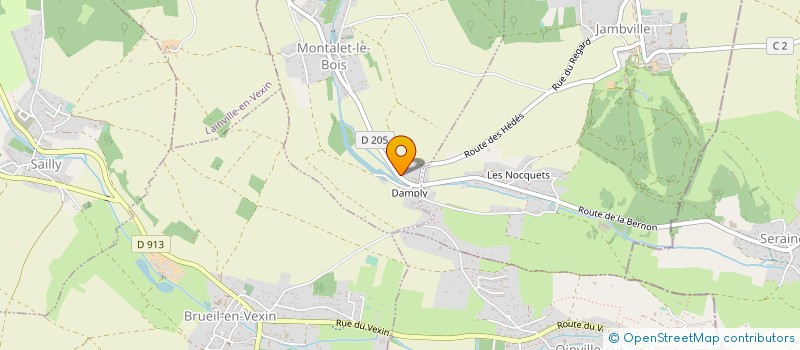 localisation de l'entreprise MONSIEUR ROBERT BIVAS à MONTALET-LE-BOIS