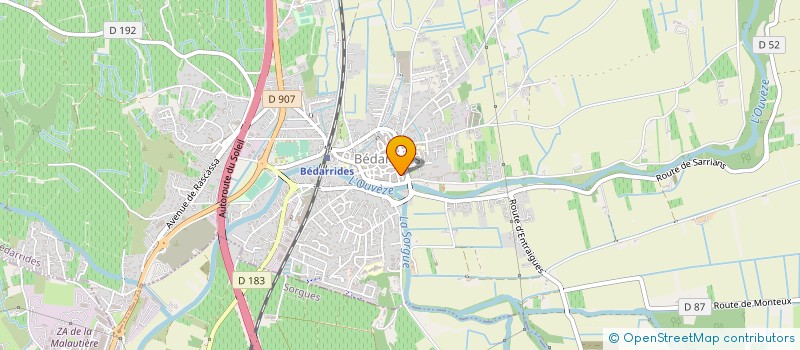 localisation de l'entreprise MONSIEUR ROBERT BIXQUERT  BEDARRIDES