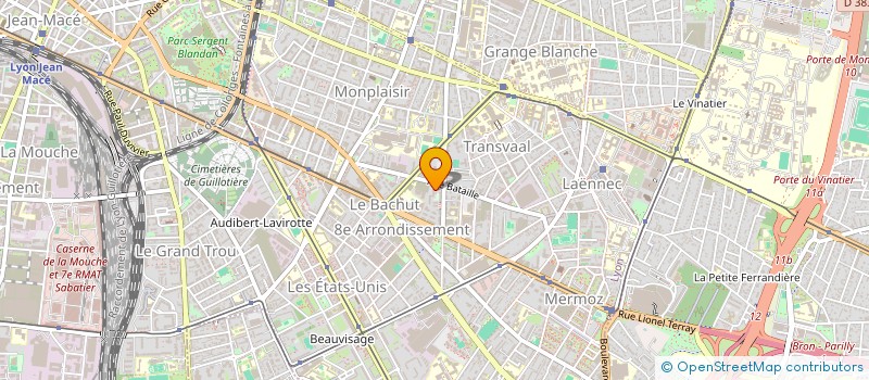 localisation de l'entreprise MONSIEUR ROBERT BLANC  LYON