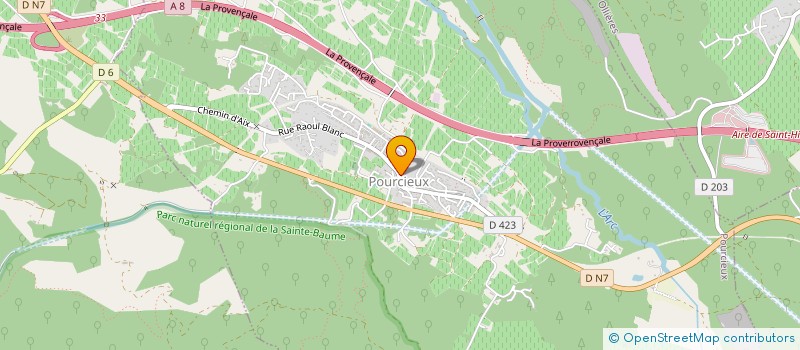 localisation de l'entreprise MONSIEUR ROBERT BLANC à POURCIEUX