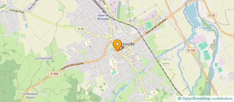 localisation de l'entreprise MONSIEUR ROBERT BLANC  BRIOUDE