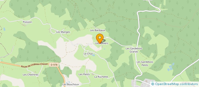 localisation de l'entreprise MONSIEUR ROBERT BLANDIN à ARLEUF