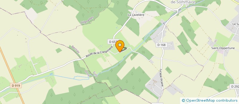 localisation de l'entreprise MONSIEUR ROBERT BLANVILLAIN  SAINT-ANTONIN-DE-SOMMAIRE