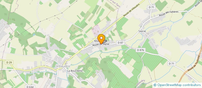 localisation de l'entreprise MONSIEUR ROBERT BLESSOU à VILLAUDRIC