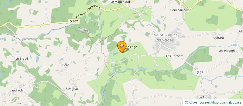 localisation de l'entreprise MONSIEUR ROBERT BLONDY  SAINT-MARTIN-DE-FRESSENGEAS