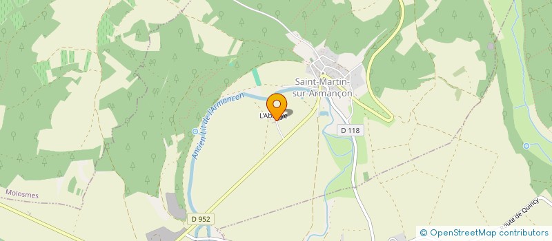 localisation de l'entreprise MONSIEUR ROBERT BLOT à SAINT-MARTIN-SUR-ARMANCON