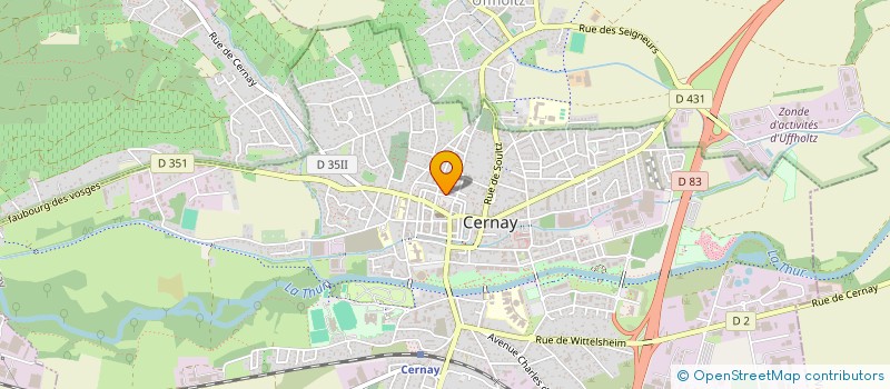 localisation de l'entreprise MONSIEUR ROBERT BOESCH à CERNAY