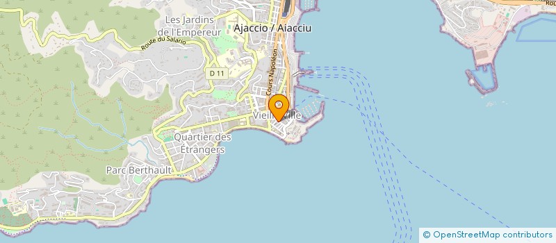 localisation de l'entreprise MONSIEUR ROBERT BOILLIN à AJACCIO