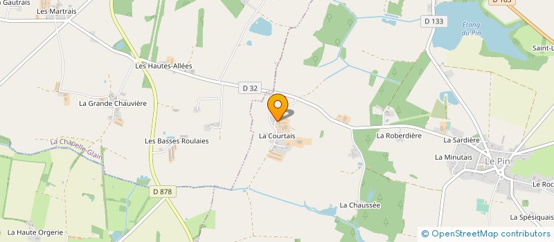 localisation de l'entreprise MONSIEUR ROBERT BOMME à LE PIN