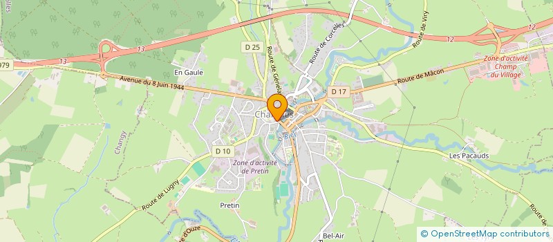 localisation de l'entreprise MONSIEUR ROBERT BONIN  CHAROLLES