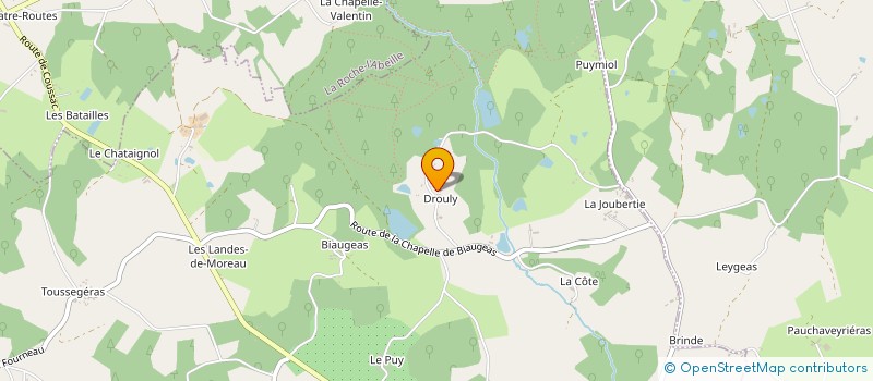 localisation de l'entreprise MONSIEUR ROBERT BONNET à COUSSAC-BONNEVAL