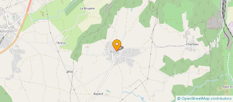 localisation de l'entreprise MONSIEUR ROBERT BONNET à BOGY