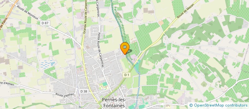 localisation de l'entreprise MONSIEUR ROBERT BONNIN  PERNES LES FONTAINES