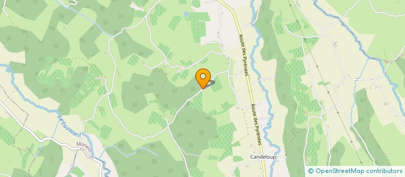 localisation de l'entreprise MONSIEUR ROBERT BORDENAVE MONTESQUIEU  MONEIN