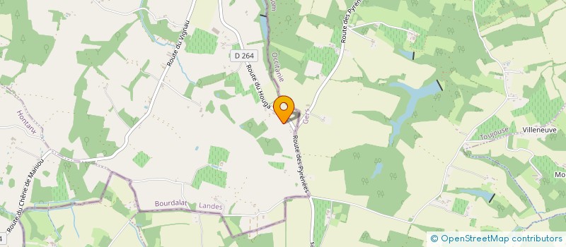 localisation de l'entreprise MONSIEUR ROBERT BORTOLETTO  ARTHEZ-D ARMAGNAC