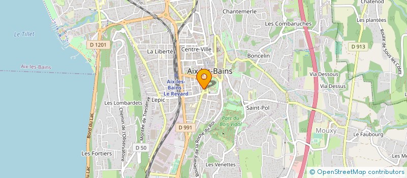 localisation de l'entreprise MONSIEUR ROBERT BOSSAN à AIX-LES-BAINS