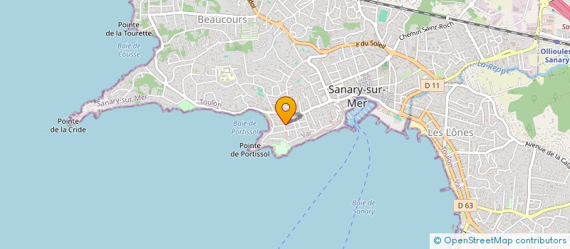 localisation de l'entreprise MONSIEUR ROBERT BOSSMANN à SANARY-SUR-MER