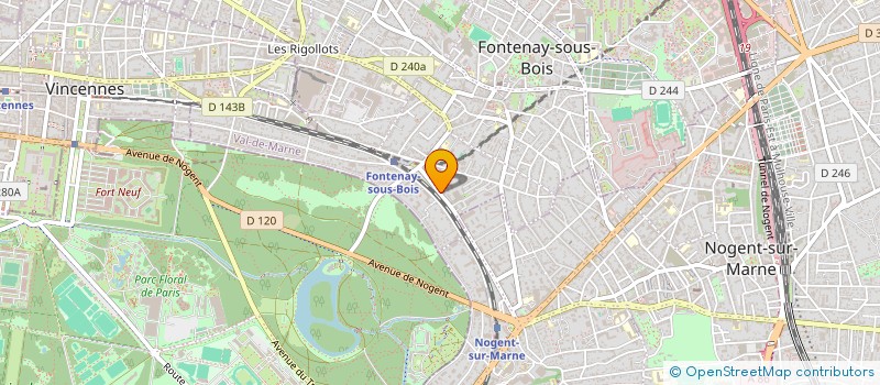 localisation de l'entreprise MONSIEUR ROBERT BOUBIL  FONTENAY-SOUS-BOIS