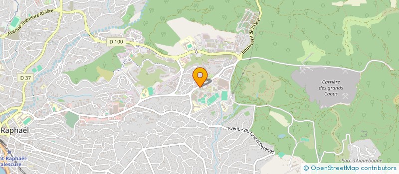 localisation de l'entreprise MONSIEUR ROBERT BOUGAMONT  SAINT-RAPHAEL