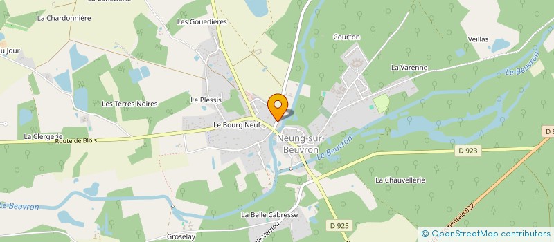 localisation de l'entreprise MONSIEUR ROBERT BOUHIER DE L ECLUSE  NEUNG SUR BEUVRON