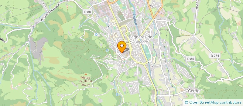 localisation de l'entreprise MONSIEUR ROBERT BOULADE  BAGNERES-DE-BIGORRE