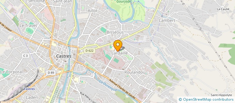 localisation de l'entreprise MONSIEUR ROBERT BOULENC  CASTRES