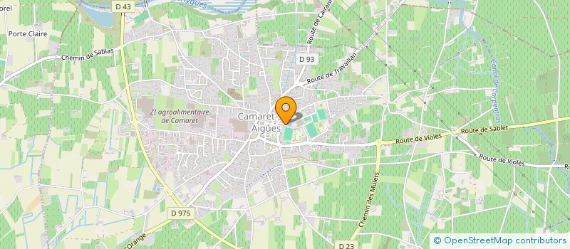 localisation de l'entreprise MONSIEUR ROBERT BOURCHET  CAMARET-SUR-AIGUES