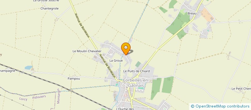 localisation de l'entreprise MONSIEUR ROBERT BOURDERON à CORBEILLES