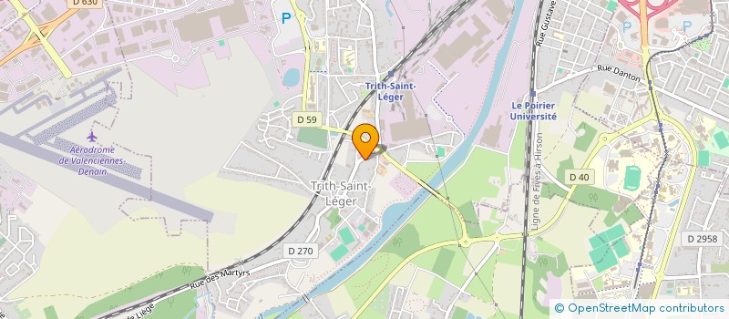 localisation de l'entreprise MONSIEUR ROBERT BOUREZ  TRITH-SAINT-LEGER