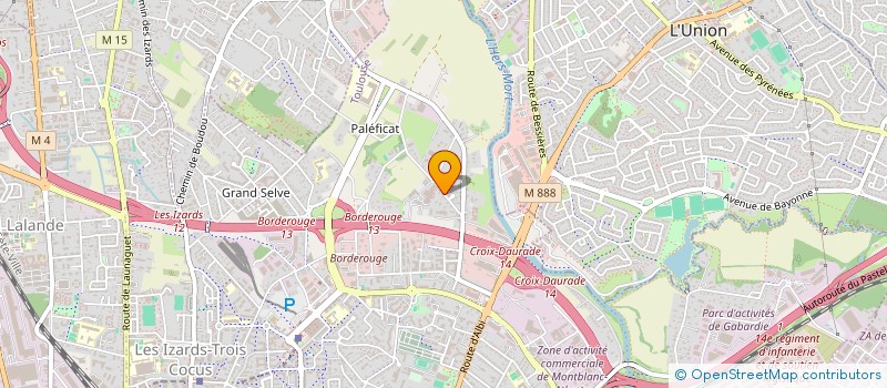 localisation de l'entreprise MONSIEUR ROBERT BOURGOING  TOULOUSE