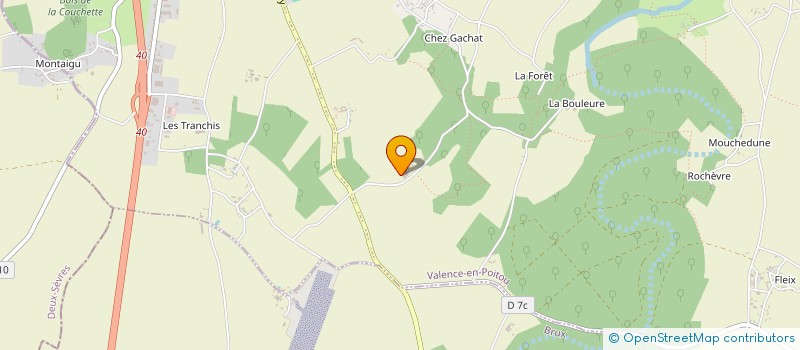 localisation de l'entreprise MONSIEUR ROBERT BOURREAU  VALENCE-EN-POITOU