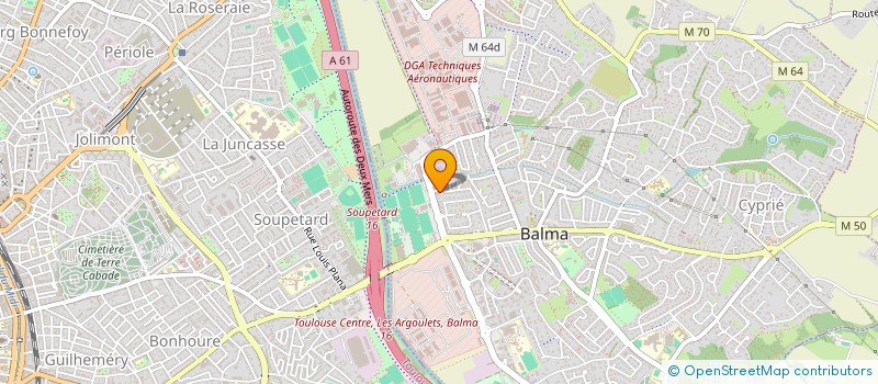 localisation de l'entreprise MONSIEUR ROBERT BOURREL à BALMA