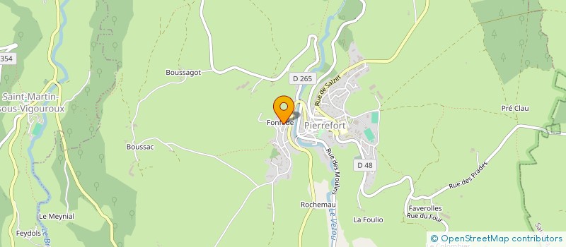 localisation de l'entreprise MONSIEUR ROBERT BOUSQUET à CEZENS