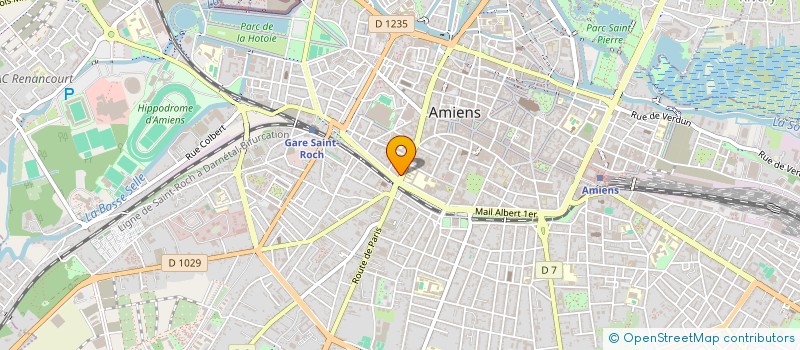 localisation de l'entreprise MONSIEUR ROBERT BOUTELEUX à AMIENS
