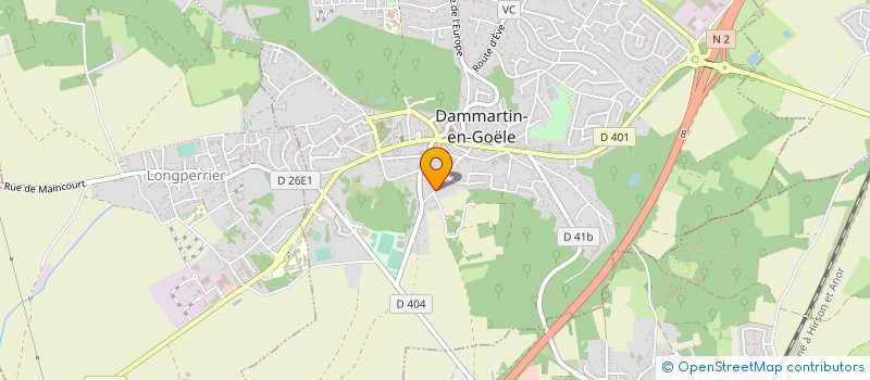 localisation de l'entreprise MONSIEUR ROBERT BOUTIER à DAMMARTIN-EN-GOELE
