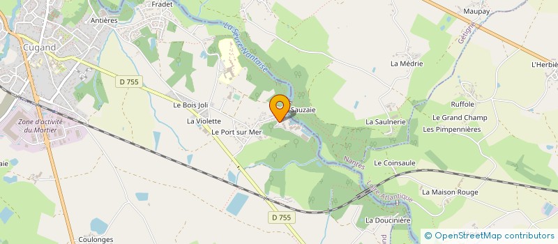 localisation de l'entreprise MONSIEUR ROBERT BOUTOLLEAU à CUGAND