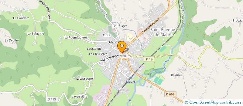 localisation de l'entreprise MONSIEUR ROBERT BOUYGUES à MAURS