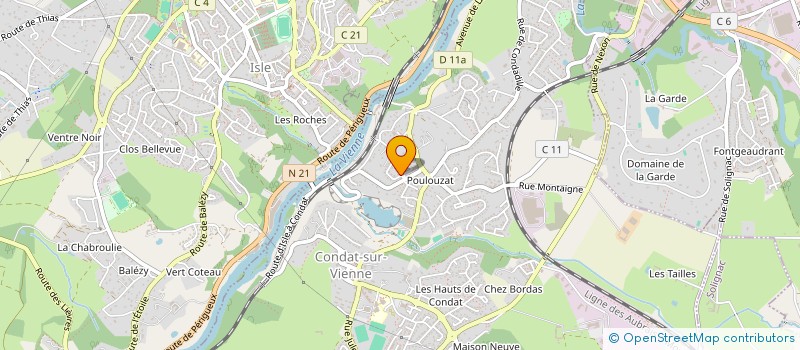 localisation de l'entreprise MONSIEUR ROBERT BOYER à CONDAT-SUR-VIENNE