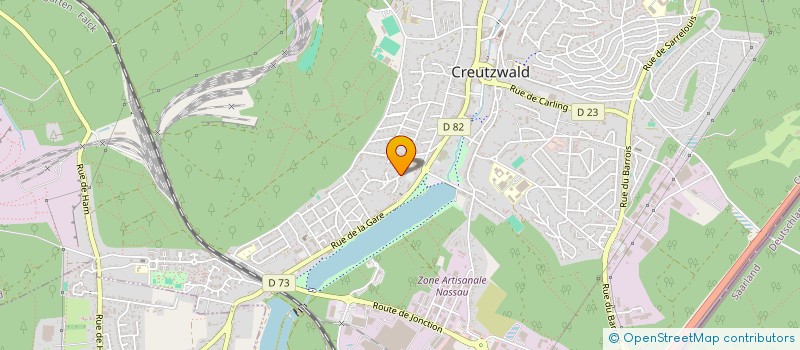 localisation de l'entreprise MONSIEUR ROBERT BRAGARD  CREUTZWALD