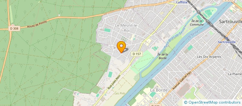 localisation de l'entreprise MONSIEUR ROBERT BRARD à LE MESNIL-LE-ROI