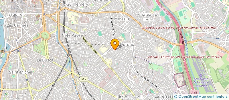 localisation de l'entreprise MONSIEUR ROBERT BRATIERES à TOULOUSE
