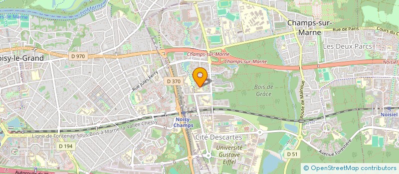 localisation de l'entreprise MONSIEUR ROBERT BRAZZA  CHAMPS-SUR-MARNE