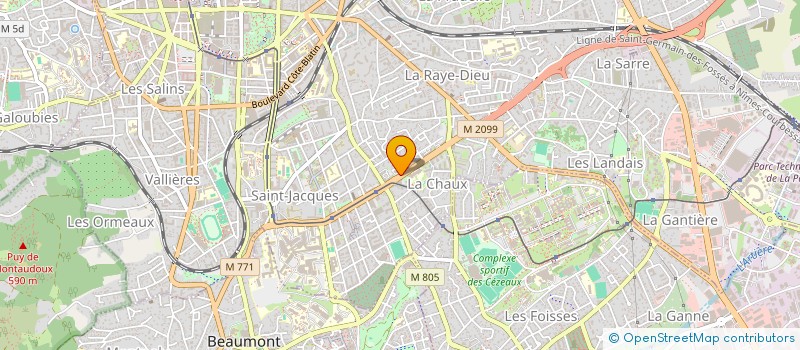 localisation de l'entreprise MONSIEUR ROBERT BRESSOLETTE  CLERMONT-FERRAND