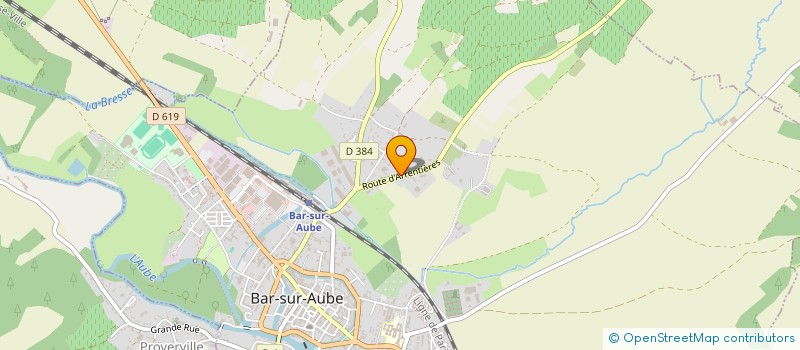 localisation de l'entreprise MONSIEUR ROBERT BRISSON à BAR-SUR-AUBE